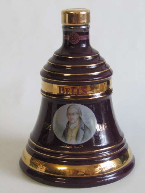 Collectable Christmas 2002 Bells Old Scotch Whisky 750ml in Wade decanter, Boxed, full and sealed