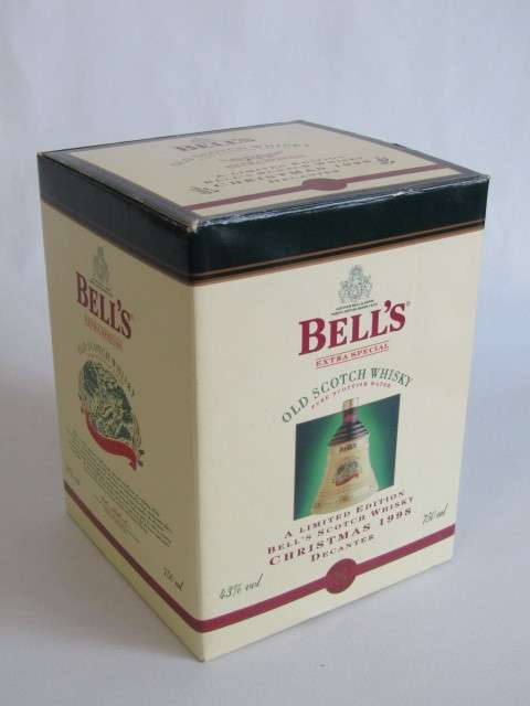 Original Christmas 1998 Bells Old Scotch Whiskey, 750ml, original Box, full and sealed