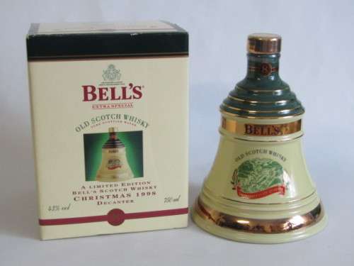 Original Christmas 1998 Bells Old Scotch Whiskey, 750ml, original Box, full and sealed