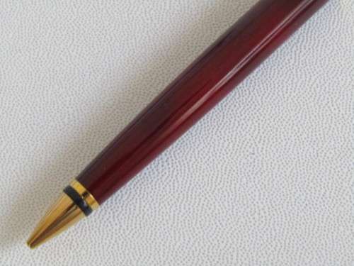 Vintage original Waterman retractable lead Pencil in Red and gold plated, original Case, excellent