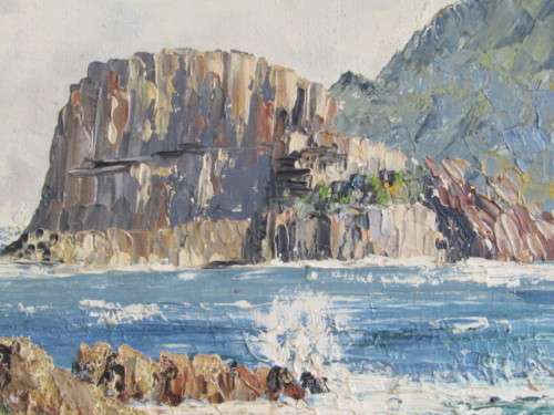 Original T Reyneke Oil on Board Painting in Frame, excellent condition, 59cm x 45cm