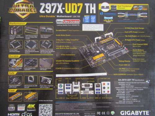 Gigabyte Motherboard Z97X-UD7 TH Ultra Durable, LGA1150