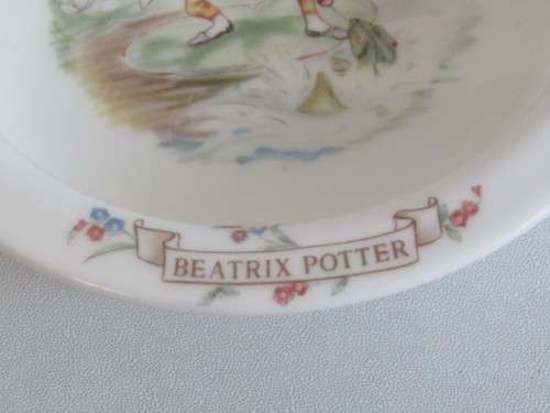 Vintage original Royal Albert - Beatrix Potter small Bowl "Mr Jeremy Fisher" 1986, excellent, 16cm