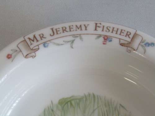 Vintage original Royal Albert - Beatrix Potter small Bowl "Mr Jeremy Fisher" 1986, excellent, 16cm