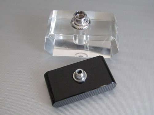 Collection of 6 assorted glass / crystal vintage Perfume Bottles, 6cm to 19cm tall