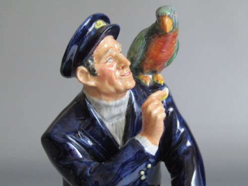 Original vintage 1964 Royal Doulton porcelain Figurine "Shore leave" HN2254, prestine, 20cm