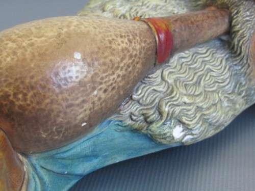 Original 1959 Bossons Chalkware Wall Sculpture "Snake Charmer" 22x11cm * Others avail. at Port no.5*