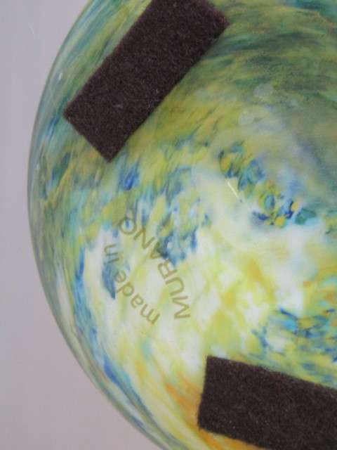 Magnificent original Murano "Handkerchief" art glass Vase in prestine condition, 21cm(d) x 18cm(h)