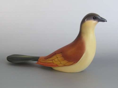 Original Feathers of Knysna hand made limited Figurine of a "Burchells Coucal" 301/2000, 36cm