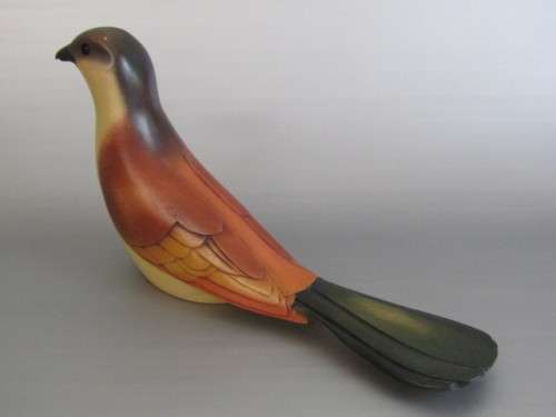 Original Feathers of Knysna hand made limited Figurine of a "Burchells Coucal" 301/2000, 36cm