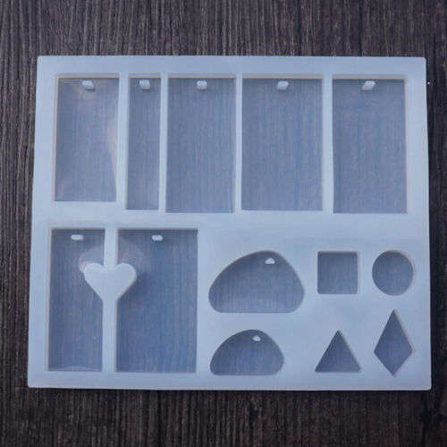 Silicone Rectangle Stone Cabochon Mold Mould Epoxy Resin Jewelry Making Craft