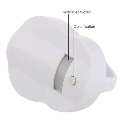 8 Colors LED Toilet Bathroom Night Light Human Motion Activated Sensor Lamp
