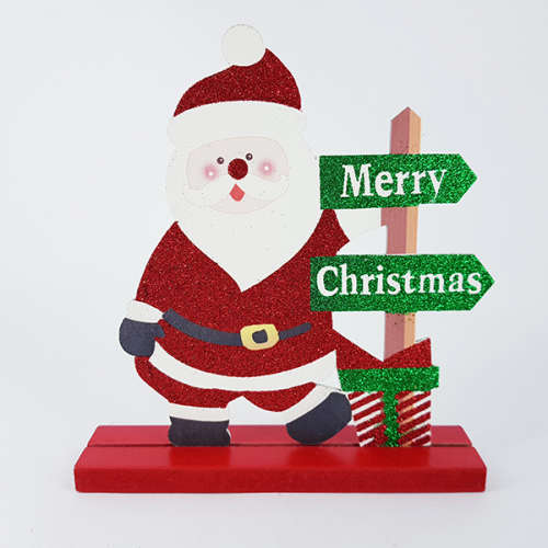 Father Christmas Wooden Sign