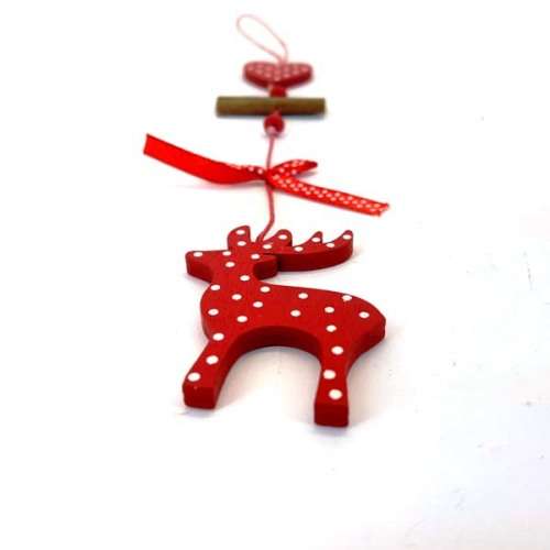 Red Raindeer Ornament