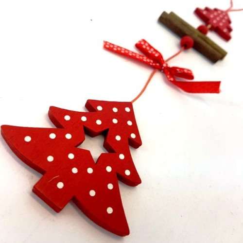 Red Xmas Tree Ornament