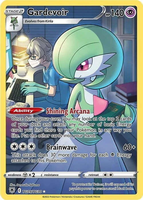 Pokemon Trading Cards - TCG - Gardevoir - TG05/TG30 - Holo Rare - Astral Radiance Singles - NM