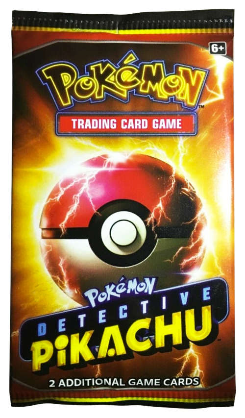 Pokemon Trading Cards - Sealed 2019 Pokemon Detective Pikachu Special Movie Promo Booster Pack