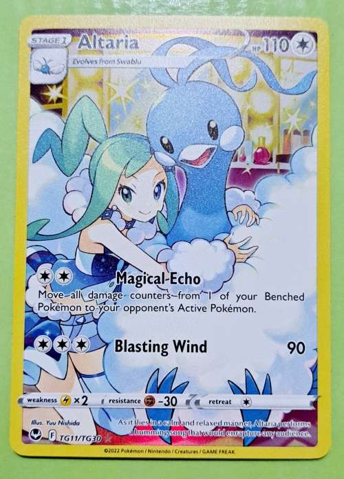 Pokemon Trading Cards - TCG - Altaria - TG11/TG30 - Holo Rare - SILVER TEMPEST - NM
