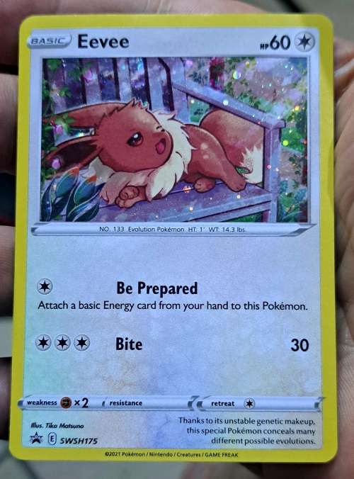 Pokemon Trading Cards - TCG - Eevee - SWSH175 - Holo Promo - NM
