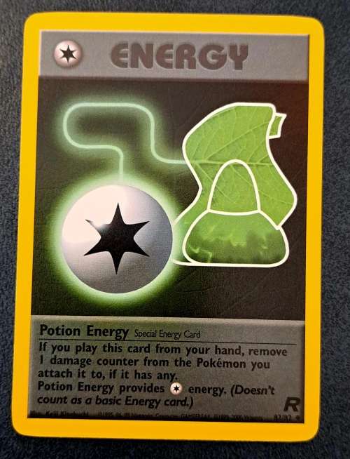 Pokemon Trading Cards - Potion Energy - 82/82 - 2000 Team Rocket - NM