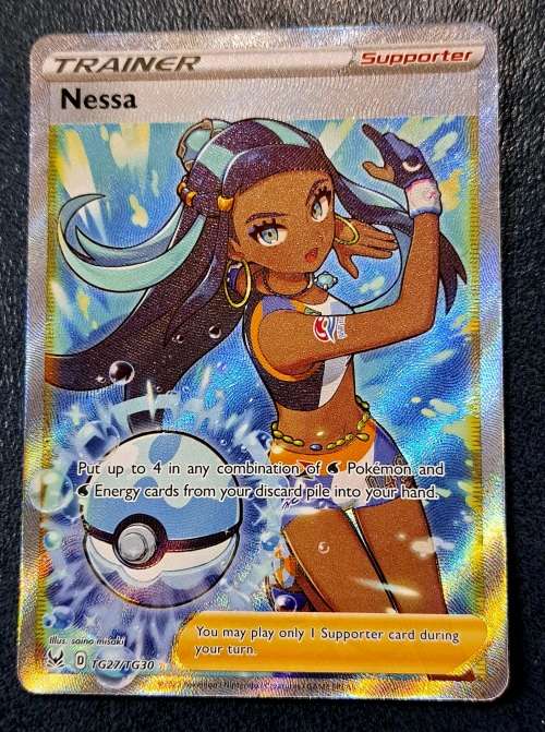 Pokemon Trading Cards - Nessa - TG27/TG30 - Full Art Ultra Rare - Lost Origin - NM