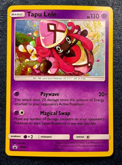 Pokemon Trading Cards - Tapu Lele - SM45 - Cosmos Holo Promo - NM