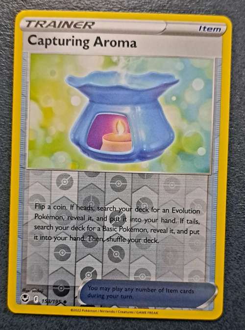 Pokemon Trading Cards - Capturing Aroma - 153/195 - Reverse Holo - Silver Tempest NM