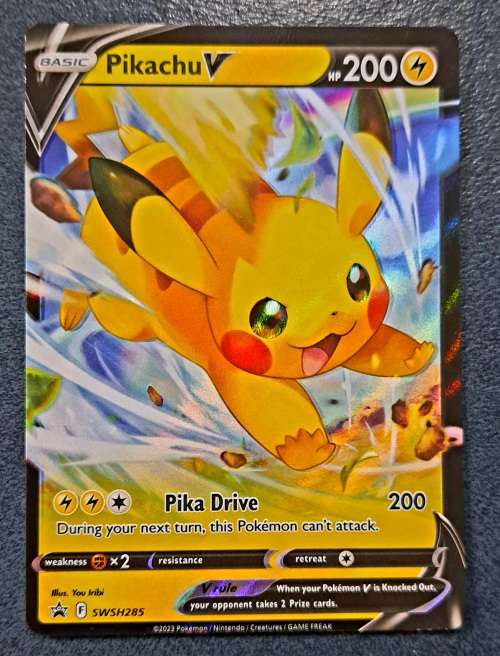Pokemon Trading Cards - Pikachu V - SWSH285 - Promo - NM