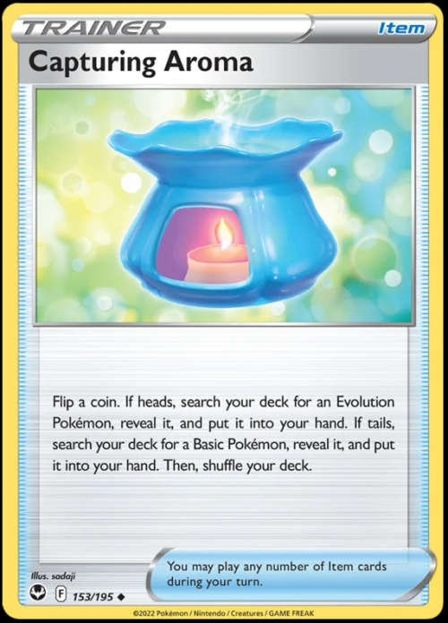 Pokemon Trading Cards - Capturing Aroma - 153/195 - Uncommon - Silver Tempest (NM)