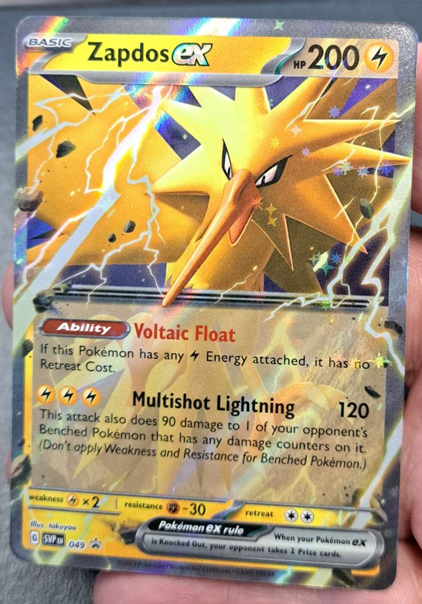 Pokemon Trading Cards - Zapdos Ex - 049 Holo Promo - 151 (NM)