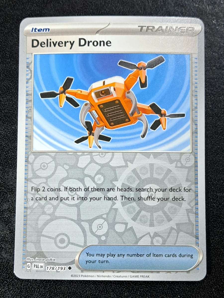 Pokemon Trading Cards - Delivery Drone - 178/193 - Reverse Holo - Paldea Evolved NM