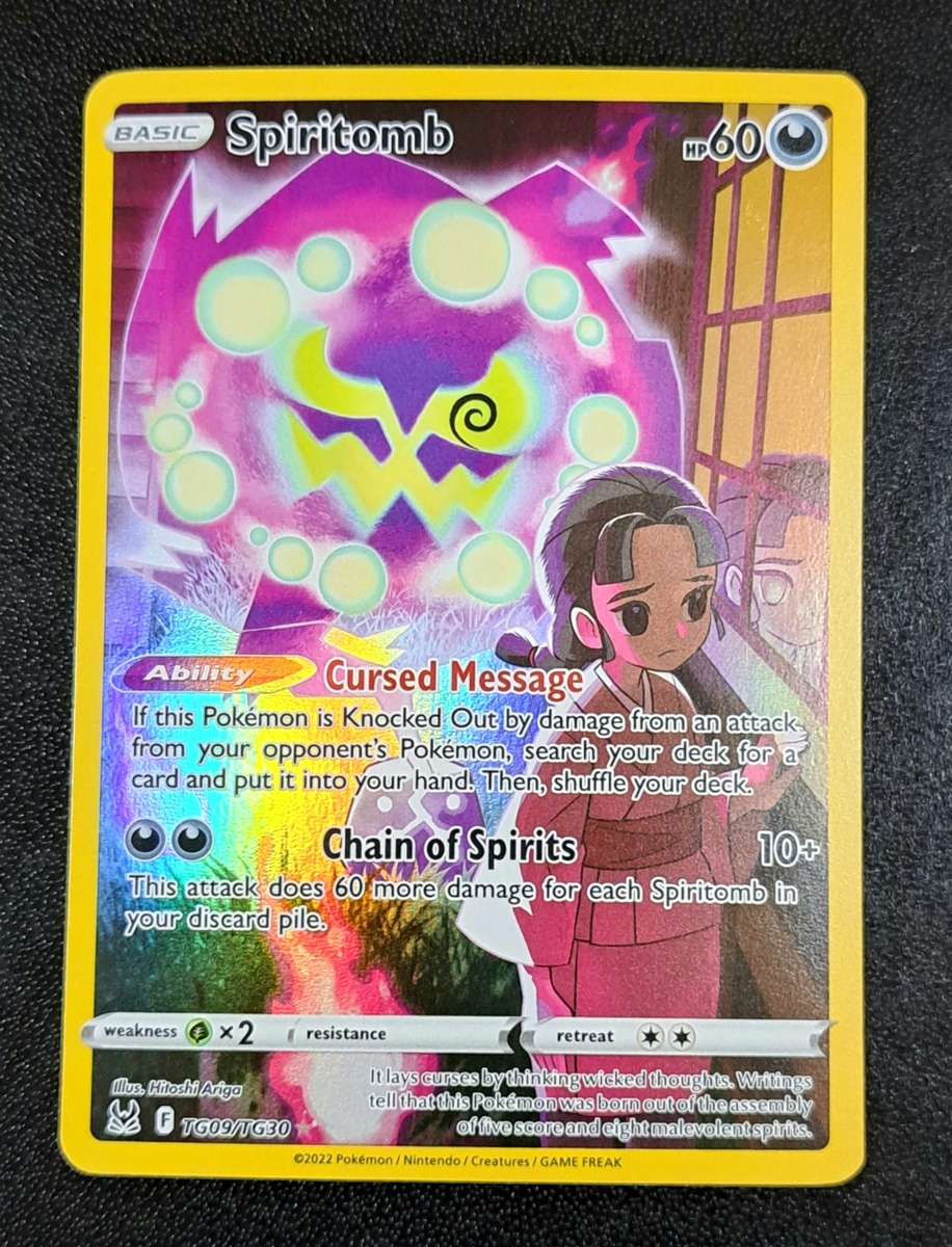 Pokemon Trading Cards - Spiritomb - TG09/TG30 - Holo Rare - Lost Origin Singles (NM)