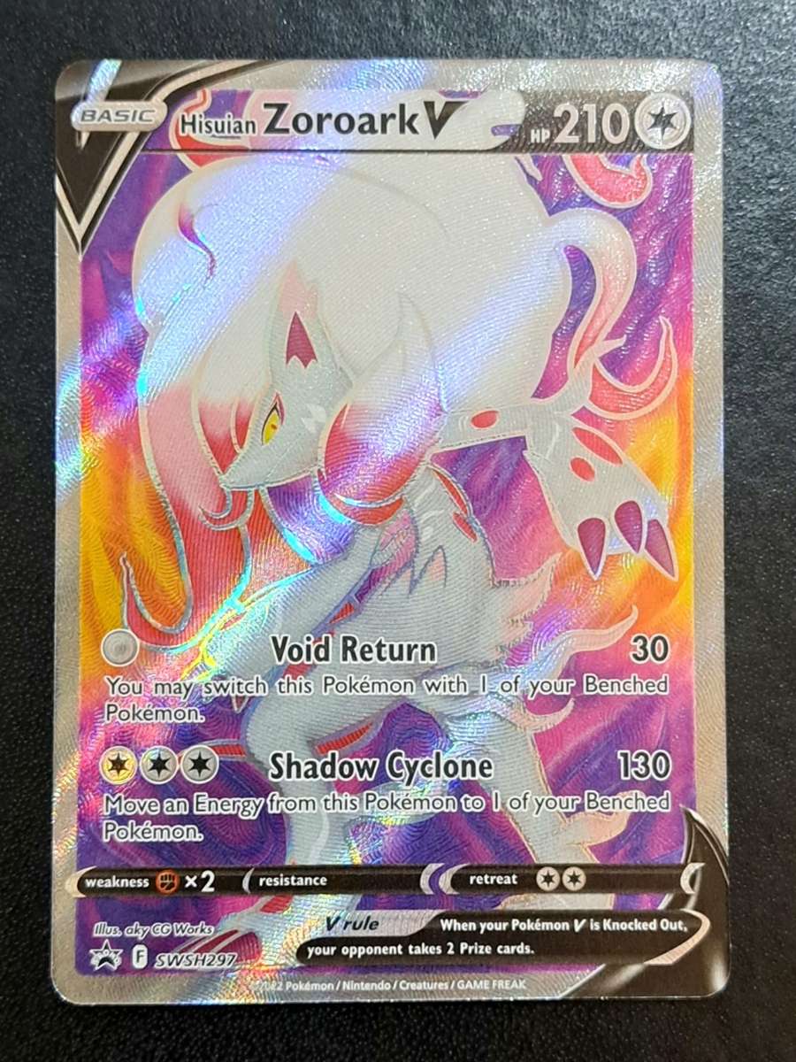 Pokemon Trading Cards - Hisuian Zoroark V - SWSH297 - Promo  - NM