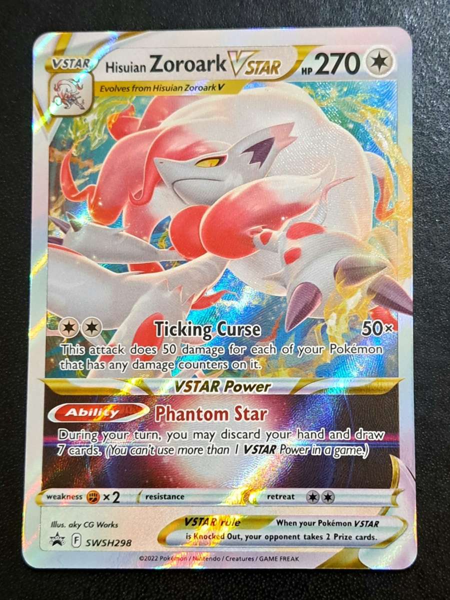 Pokemon Trading Cards - Hisuian Zoroark VSTAR - SWSH298 - Promo  - NM