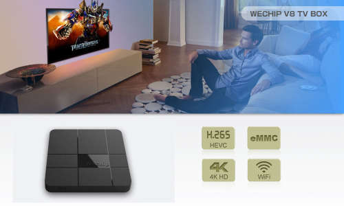 WeChip V8 S905W Android 7.1 TV Box & I8 Mini Keyboard