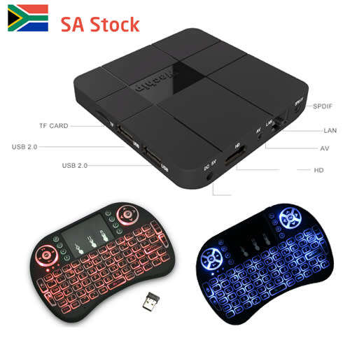 WeChip V8 S905W Android 7.1 TV Box & I8 Mini Keyboard