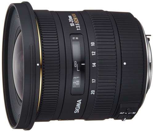 Sigma 10-20mm f/3.5 EX DC HSM lens for Nikon