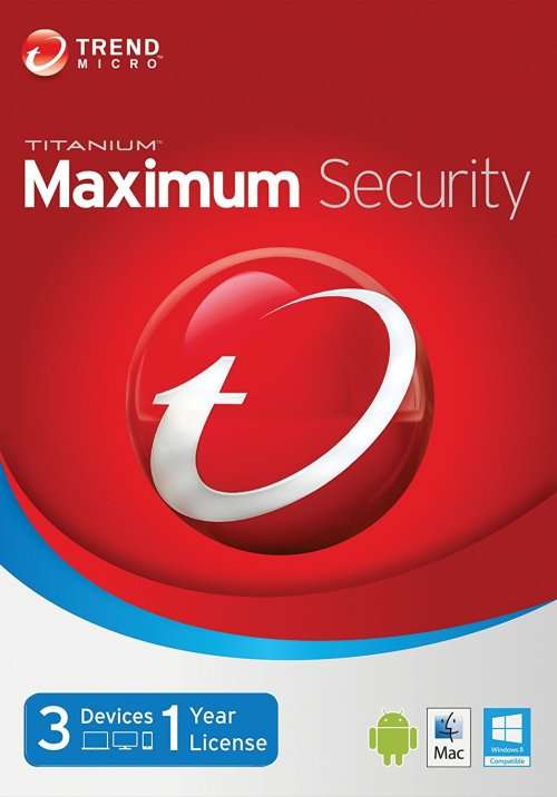 Trend Micro Maximum Security 3 Devices (Antivirus + Firewall Booster)