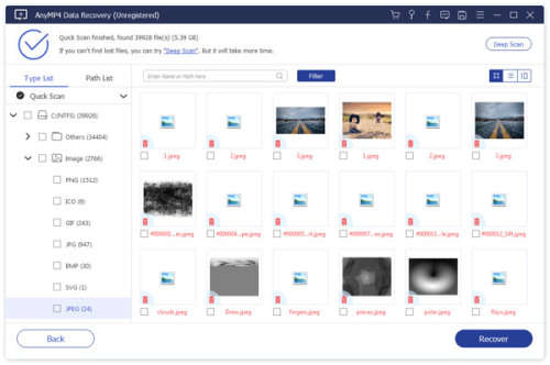 AnyMP4 Data Recovery 1 Device 1 Year (Windows)