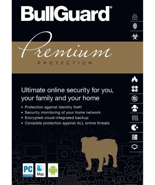 BullGuard Premium Protection 1 Device 1 Year Activation License
