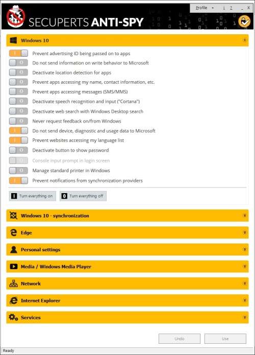 SecuPerts Anti-Spy for Windows 10 Weekend Special!!!