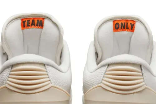 Shelflife x Air Jordan 2 Retro Low SP - White/Sail-Light Bone-Bright Mandarin - DV7128-110. UK 10.5