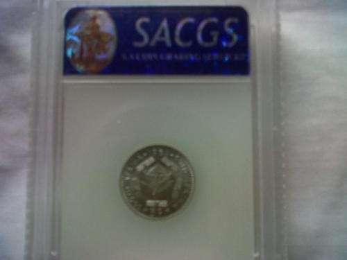 RARE 1963 1st DECIMAL 5c GRADED AU58