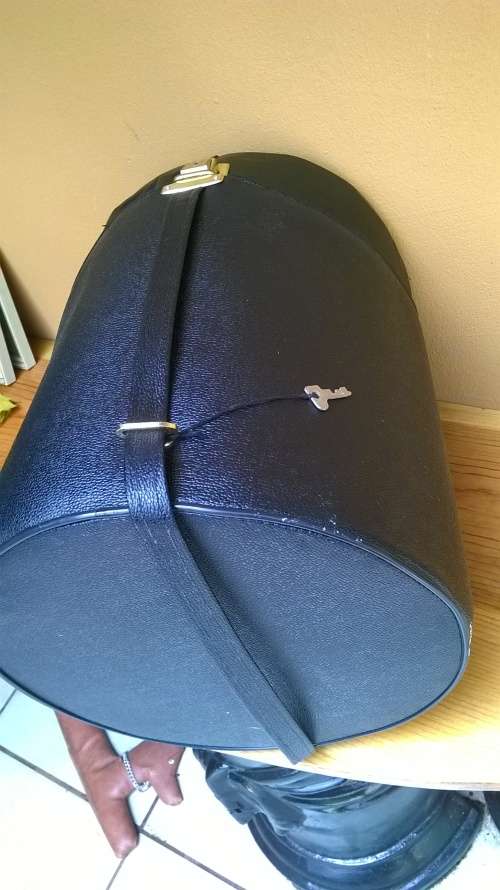 Black Vintage Hat Box