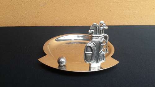 Small Golf emblemed plate