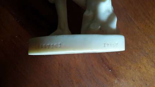 A Santini Discus Thrower Resin Sculpture Italy