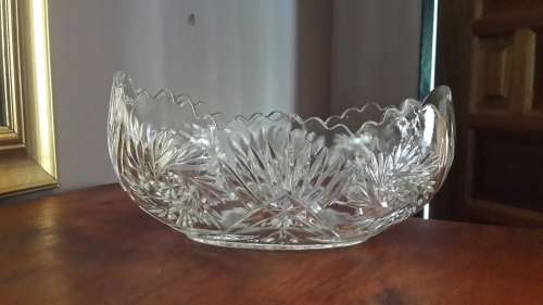 Beautiful Vintage Cut Glass Bowl