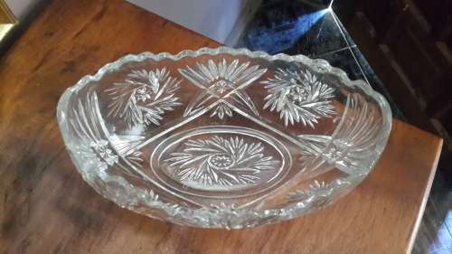 Beautiful Vintage Cut Glass Bowl