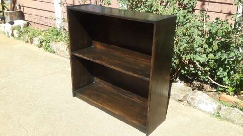 Dark Brown Wooden Book Case