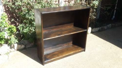 Dark Brown Wooden Book Case